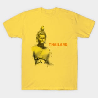 Giant Buddha Statue In Thailand | T-Shirt | Apparel | Hydro | Stickers T-Shirt